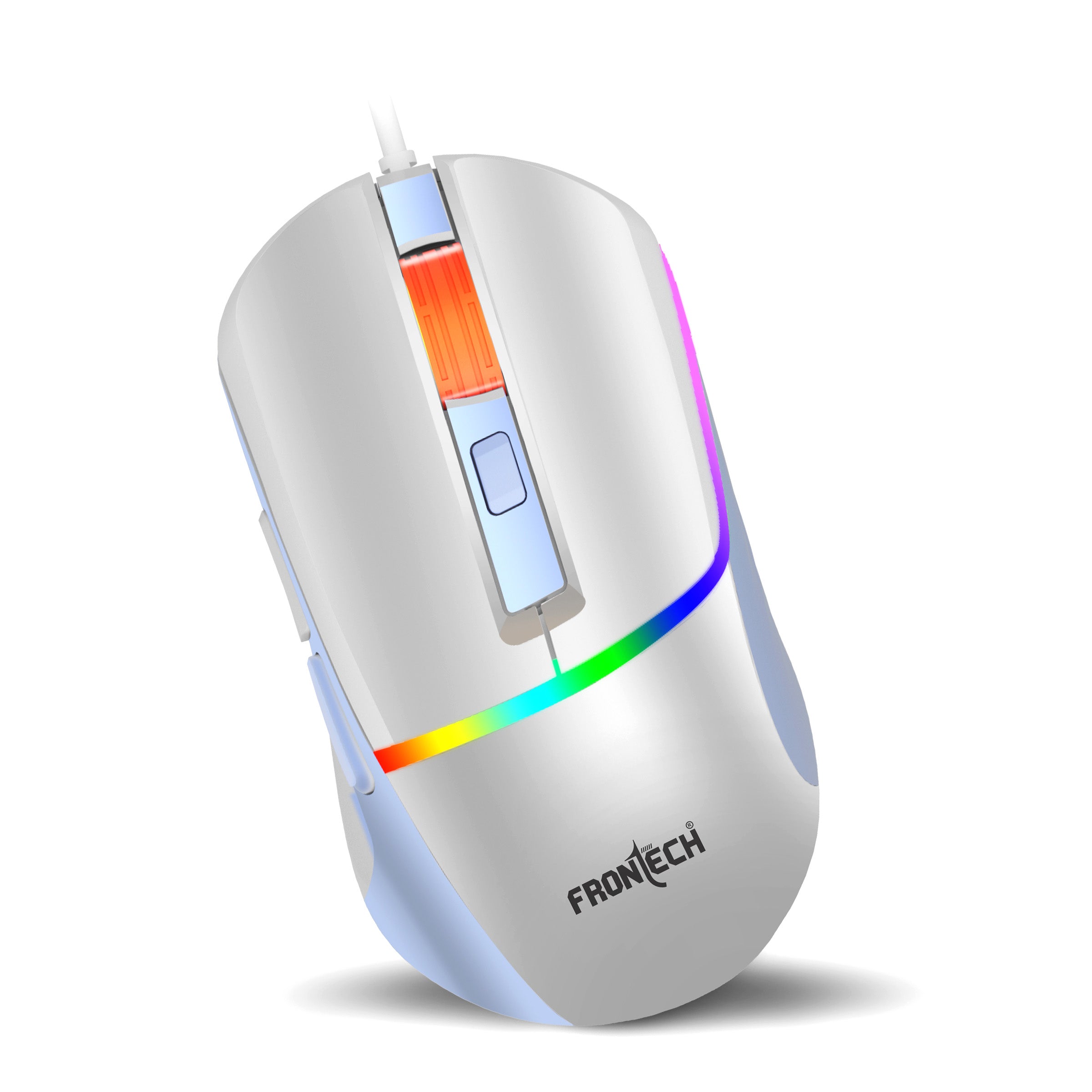 Frontech GM-314WH Wired Gaming Mouse - Ergonomic 7200 DPI RGB. (MS-0105) Frontech GM-314WH Wired Gaming Mouse - Ergonomic 7200 DPI RGB. (MS-0105)